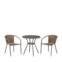 Стулья Комплект мебели Альме, коричневый, 2 стула фото