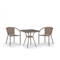 Стулья Комплект мебели Мидленд, 2 стула, светло-коричневый фото