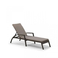 Стулья Шезлонг-лежак плетеный Барри, светло-коричневый, без колесиков фото